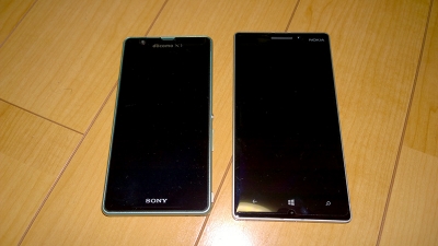 Lumia 930 & SO-04E (表)