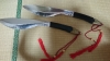 ブラックラグーンのシェンホアのククリナイフの製作画像。バルサ材を使用
