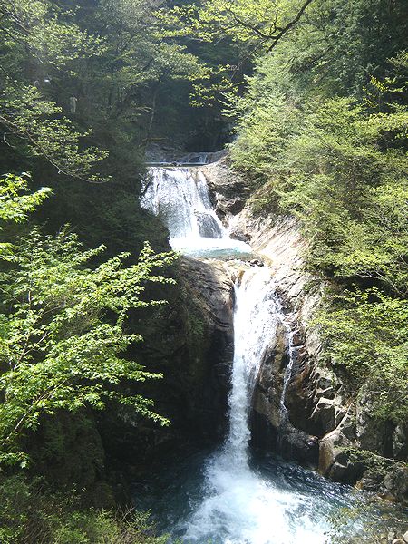 七ツ釜五段の滝