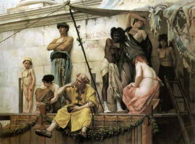 ギュスターヴ・ブーランジェの描いた奴隷市場
