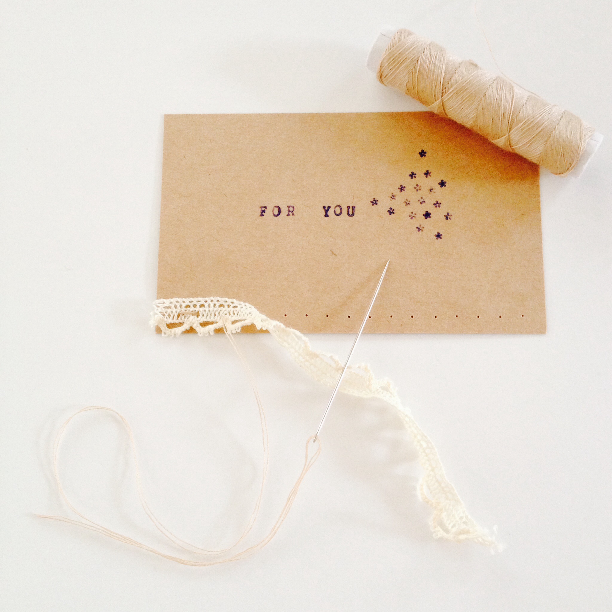 用途に合わせて作る オリジナルメッセージカード Slow Jewelry Movement